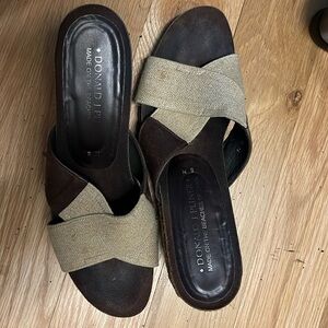 Donald J Pliner wedge sandle